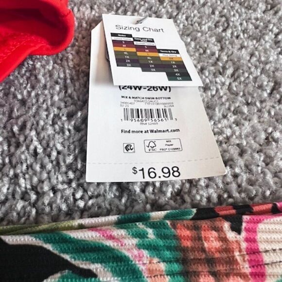 NWT PLUS SIZE Swimsuit bottoms size 3X - Picture 6 of 7